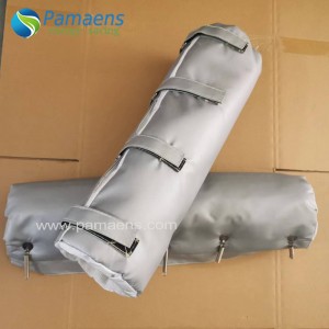 High Temperature Thermal Insulation Jackets for Exhaust Pipes, Easy to Install and Remove
