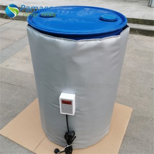 220L Blue DG HDPE Mauser Drum Standard Heating Blanket Jacket Warmer with Digital Adjustable Thermostat